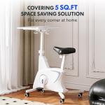 FLEXISPOT Under Desk Exercise Bike with Removable Desktop
