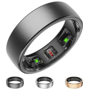 Smart Fitness Tracker Ring with Heart Rate Monitor