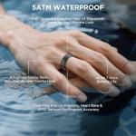 Smart Fitness Tracker Ring with Heart Rate Monitor