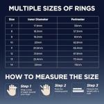 Smart Fitness Tracker Ring with Heart Rate Monitor