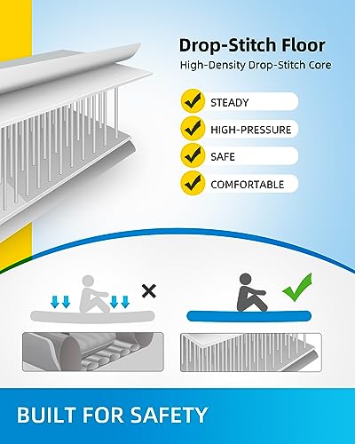 OceanBroad V1-320 Inflatable Kayak: 1-Person, 3.2m/10ft, Complete Kit