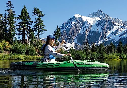 Deluxe Inflatable Kayak Series with Paddles & Pump