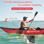 Goplus 2-Person Inflatable Kayak Set with 507 lbs