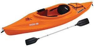 Sun Dolphin Aruba Sit-in Kayak with Paddle, Tangerine