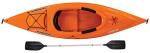 Sun Dolphin Aruba Sit-in Kayak with Paddle, Tangerine