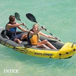 Intex Explorer K2 Inflatable Kayak Set with Accessories