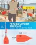 OCEANBROAD Collapsible Emergency Paddle for Rafting & Kayaking