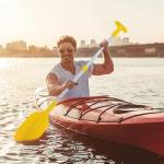 LIOOBO Telescopic Kayak & Rafting Paddle Set