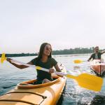 LIOOBO Telescopic Kayak & Rafting Paddle Set