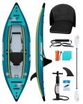 OceanBroad V1-320 Inflatable Kayak: 1-Person, 3.2m/10ft, Complete Kit