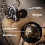 Linsoul KZ ZS10 Pro Gaming Hybrid Earbuds