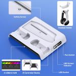 PS5 Pro/Slim Charging Stand with Cooling Fan