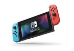 Nintendo Switch with Neon Blue & Red Joy-Cons