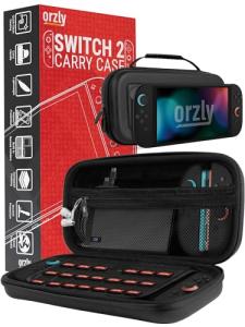 Orzly Travel Case for Nintendo Switch 2 Accessories
