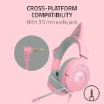 Razer Kraken Kitty V3 X Gaming Headset - Pink