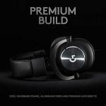 Logitech G Pro X Wired Gaming Headset with Boom Mic