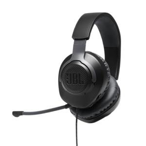 JBL Quantum 100 Wired Gaming Headphones - Black