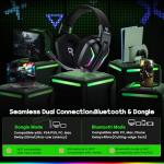 WESEARY Wireless Gaming Headset with Noise Canceling