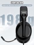 WIRWTRU S30 Lightweight Wired Gaming Headset