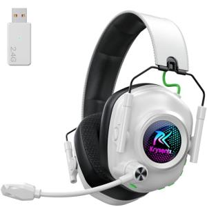Krysenix Wireless Gaming Headset with RGB Lighting
