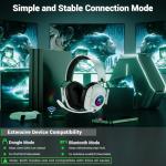 Krysenix Wireless Gaming Headset with RGB Lighting