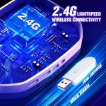 WolfLawS Bluetooth Wireless Gaming Headset for Consoles