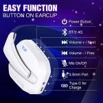 WolfLawS Bluetooth Wireless Gaming Headset for Consoles