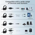 Multi-Platform Gaming Headset with Clear Mic