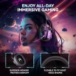 YPBDAN Wireless Gaming Headset with Noise Canceling Mic