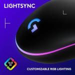 Logitech G203 RGB Wired Gaming Mouse, 8,000 DPI