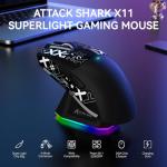 Attack Shark X11 Wireless RGB Gaming Mouse