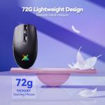 TECKNET Rechargeable Wireless Gaming Mouse - 8000 DPI