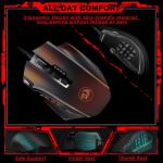 Redragon M901K RGB MMO Gaming Mouse with 19 Buttons