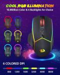 Redragon Tri-Mode Wireless Gaming Mouse with RGB