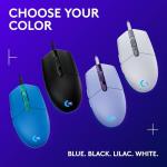 Logitech G203 RGB Wired Gaming Mouse, 8,000 DPI