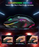 High Precision RGB Wired Gaming Mouse with 7 Buttons