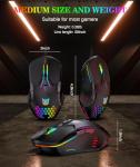 High Precision RGB Wired Gaming Mouse with 7 Buttons