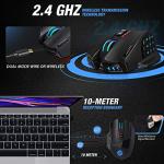 UtechSmart Venus Pro RGB Wireless MMO Mouse