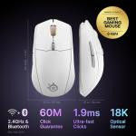 SteelSeries Rival 3 Wireless Gaming Mouse - White