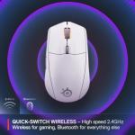 SteelSeries Rival 3 Wireless Gaming Mouse - White