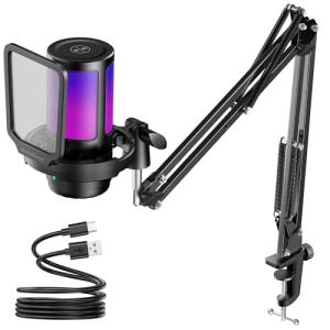 InnoGear USB Microphone with RGB and Mute