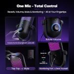 RGB USB Microphone for PC Gaming and Streaming
