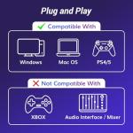 TONOR USB Gaming Microphone with RGB Lighting