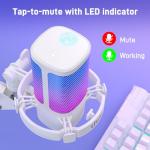 UHURU USB Gaming Microphone with RGB and Noise Cancellation