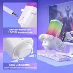 UHURU USB Gaming Microphone with RGB and Noise Cancellation
