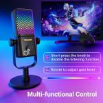 TONOR RGB Gaming Microphone for Xbox/PC