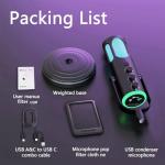 PUPGSIS USB Condenser Mic for Gaming and Streaming