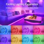 200 FT RGB LED Strip Lights with Remote Control