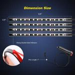 Nilight 48 LED Multicolor Car Interior Lights Kit