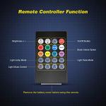 Nilight 48 LED Multicolor Car Interior Lights Kit